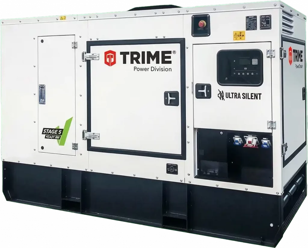 Ultra silent Stromerzeuger der Trime Power Division Stage V Stromerzeuger